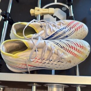 Adidas Predator Edge3 IN Unisex Indoor Soccer Shoes White Yellow US 9